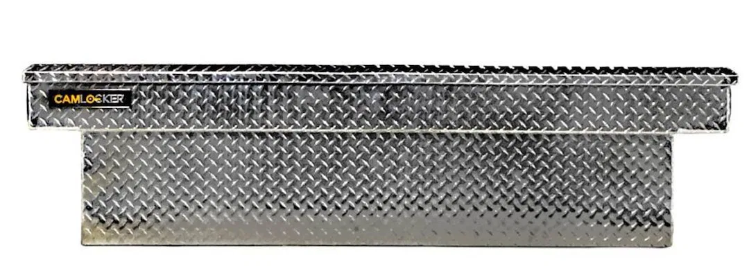 KS71XDWLP – CAMLOCKER Tool Box, Crossover Low Profile Single Lid Diamond Tread Polished Aluminum 71 Inch Length x 24....